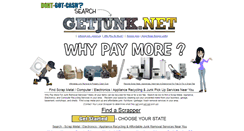 Desktop Screenshot of getjunk.net